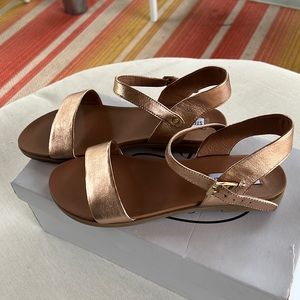 Rose Gold Steve Madden Sandals